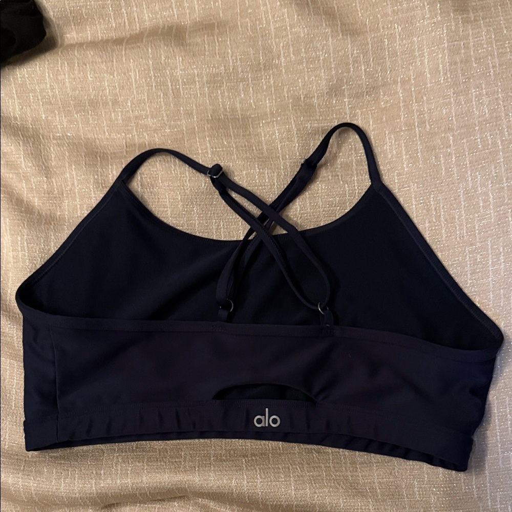 ALO Yoga Women's Dark Blue Bikini Top